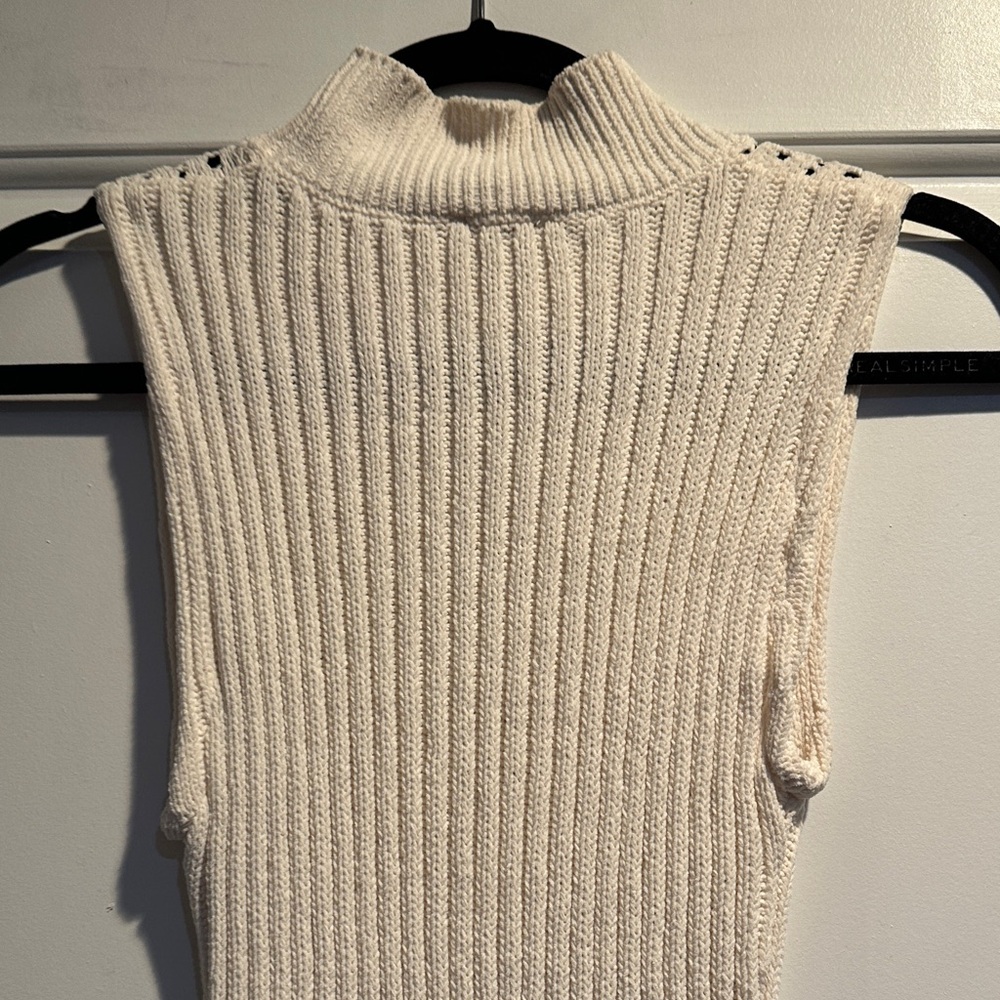 Zara Cream Knit Maxi Dress - Picture 4 of 9